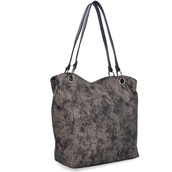 Kabelka zo syntetickej kože cez rameno Carmelo bronzová 4381 BR 65411229