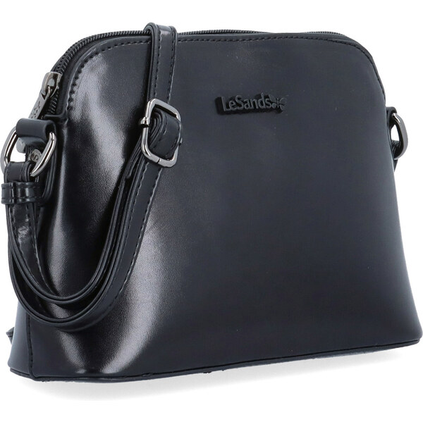 Kabelka zo syntetickej kože crossbody Le Sands čierna 4378 C 65411235