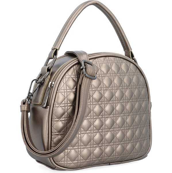 Kabelka zo syntetickej kože do ruky Le Sands bronzová 4377 BR 65411237