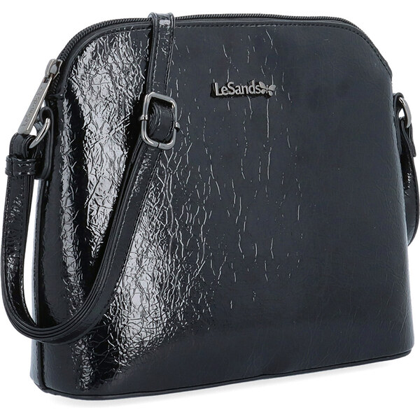 Kabelka zo syntetickej kože crossbody Le Sands čierna 4371 C 65411246