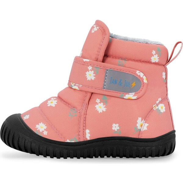 Jan & Jul Detské zimné topánky / Toasty-Dry Booties Apricot Flower / 65466910