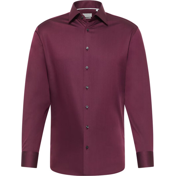 Luxusná pánska saténová košeľa ETERNA Modern fit bordová 65412161