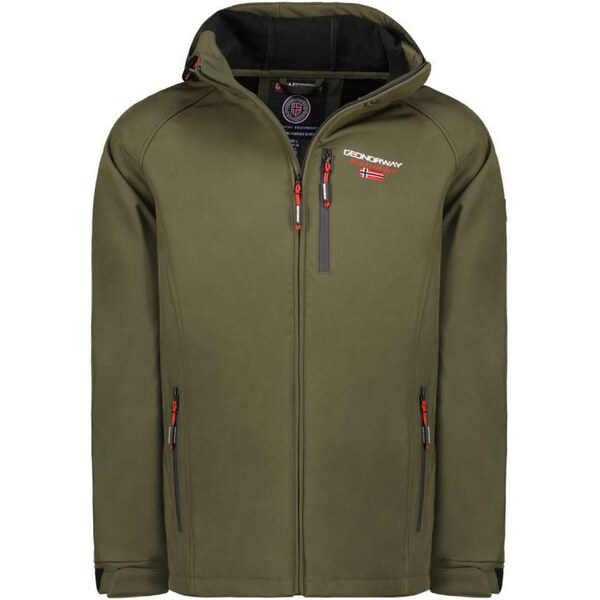 Geographical Norway Takito DB 009 M WY1161H/GN-Kaki Softshellová bunda 66084898