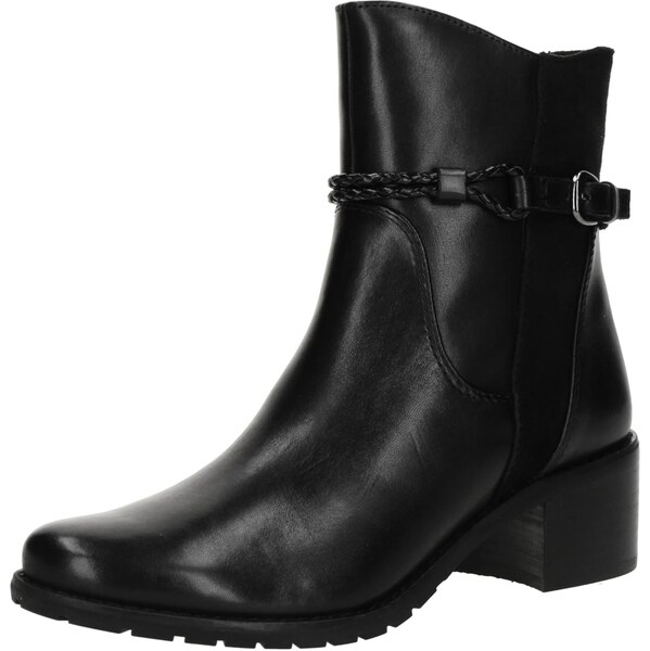 CAPRICE Členkové čižmy čierna 65707824