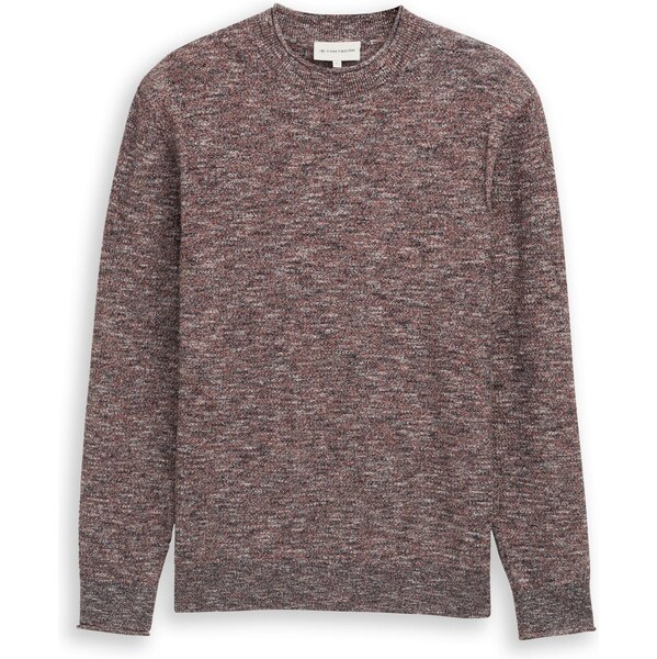 TOM TAILOR Sveter červená melírovaná 65475349