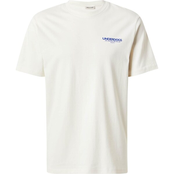 Only & Sons Tričko krémová / námornícka modrá / oranžová 65560016