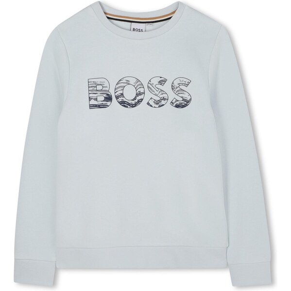 BOSS Mikina námornícka modrá / svetlomodrá 65415527