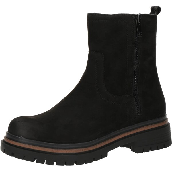 CAPRICE Členkové čižmy FLORI čierna 65708038