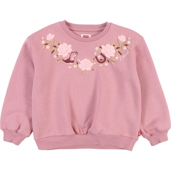 Levis Kids Mikina ROSE FRONT svetlozelená / levanduľová / černicová / 65457351
