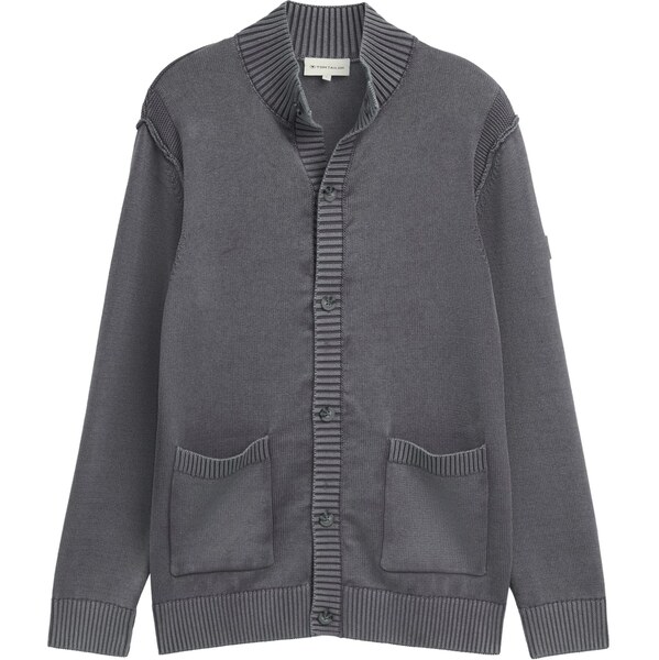 TOM TAILOR Kardigán tmavosivá 65475352