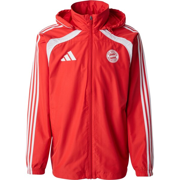 ADIDAS PERFORMANCE Tréningová bunda FCB UBP WB červená / biela 65664804