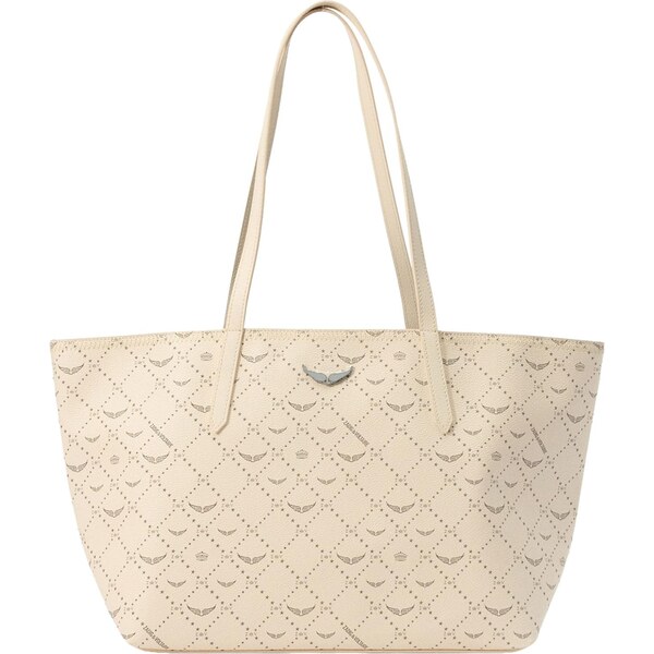 Zadig & Voltaire Shopper tmavosivá / biela ako vlna 65415460