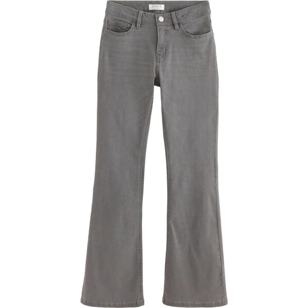 Lindex Džínsy Freja tmavosivá 65658544