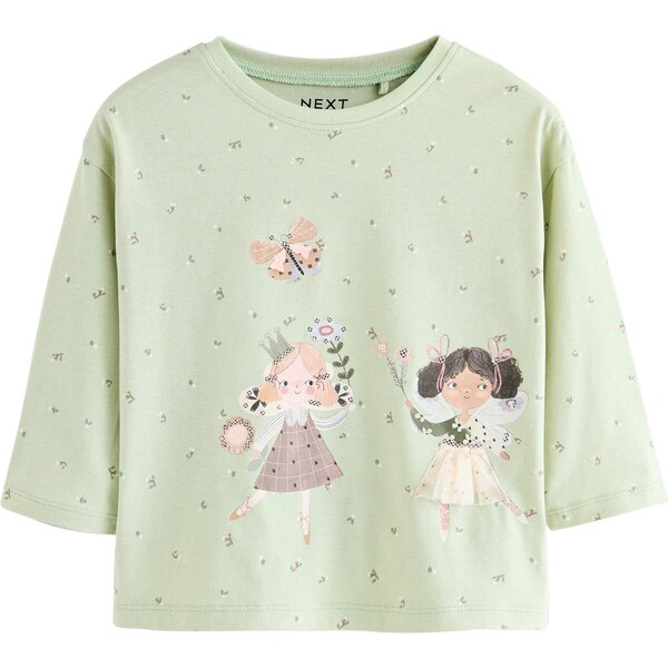 Next Tričko béžová / antracitová / pastelovo zelená / púdrová 65888377