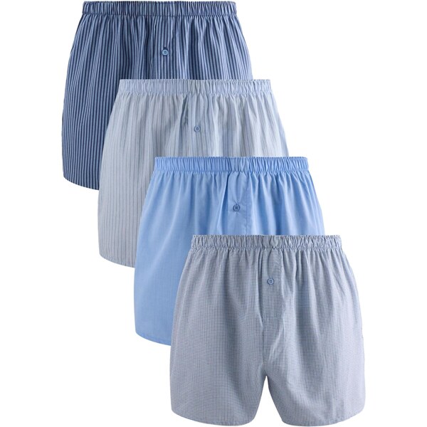 Next Boxerky dymovo modrá / opálová / svetlomodrá / tmavomodrá 65457217