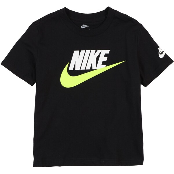 Nike Sportswear Tričko CLUB FAMILY neónovo žltá / čierna / biela 65664779