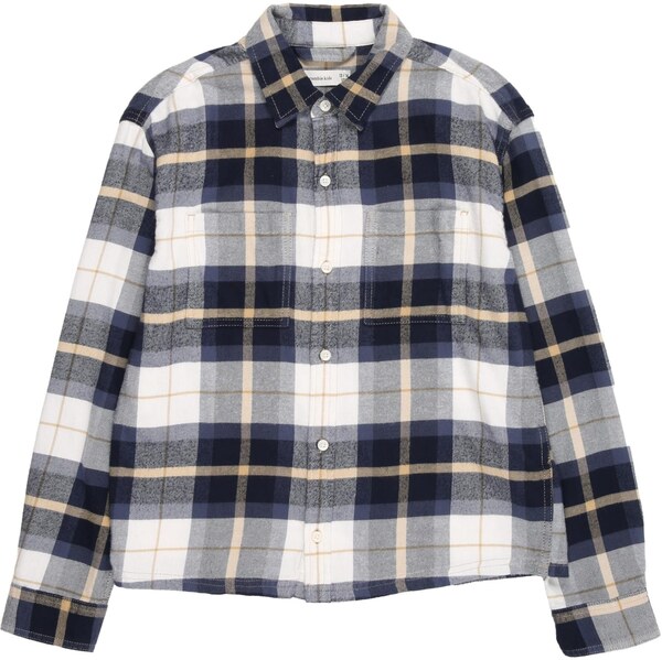 Abercrombie & Fitch Košeľa krémová / námornícka modrá 65893695