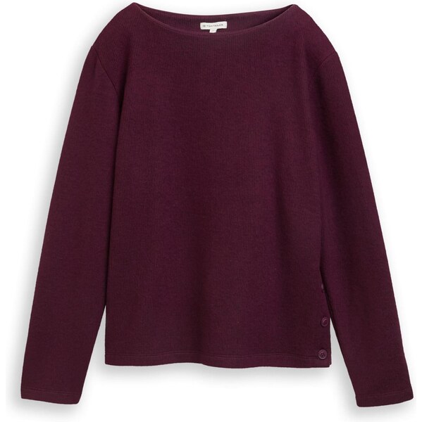 TOM TAILOR Mikina burgundská 65891080