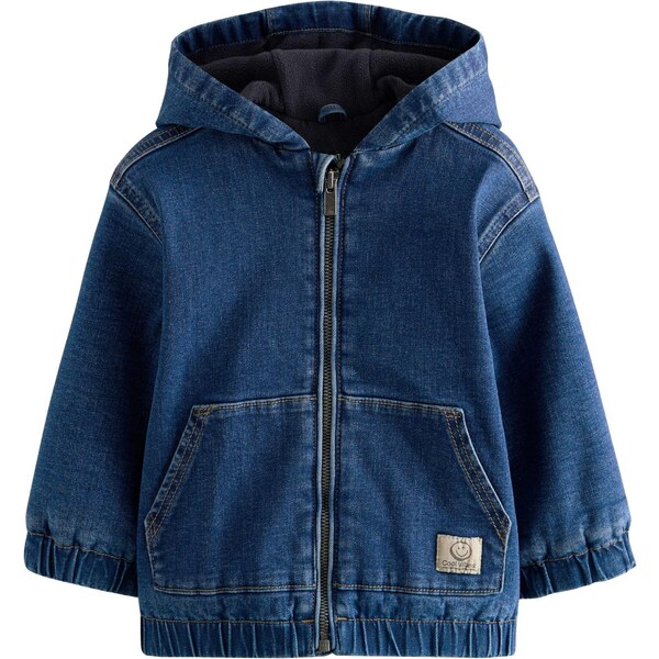 Next Prechodná bunda modrá denim 65773368