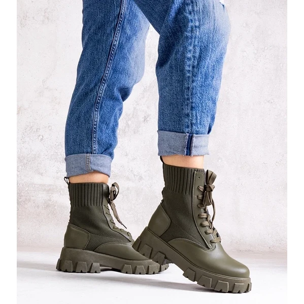 Gemre Zelené boty s elastickou zvrškom Zogba. 65418411