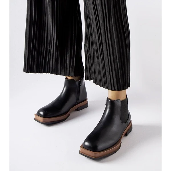 D/CEO Gemre Čierne nízke ploché topánky od spoločnosti Tarquinia 65418576