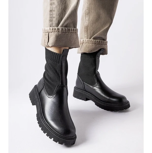 Čierne slip-on čižmy Big Star 65418617