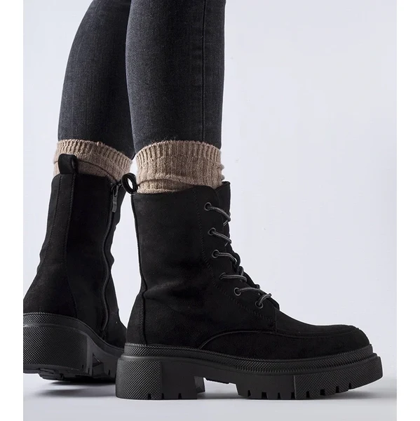 Gemre Čierne trapery na masívnej podrážke Riel 65418680