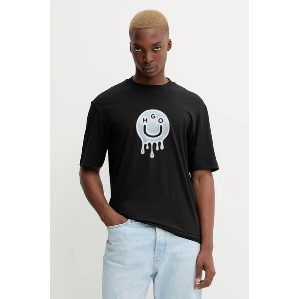 Bavlnené tričko Hugo Blue Nedirix 65312439