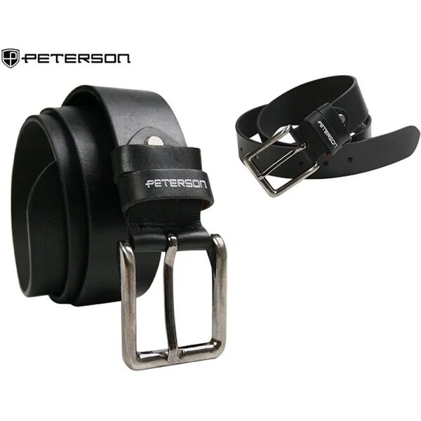 Trendy čierny pánsky opasok Peterson 65421206