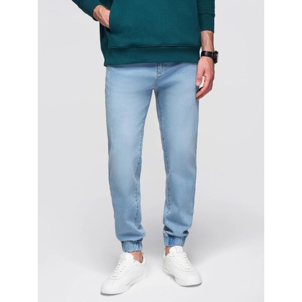 Ombre Clothing Pánske svetlomodré rifľové joggery V1 PADJ-0265 65421208