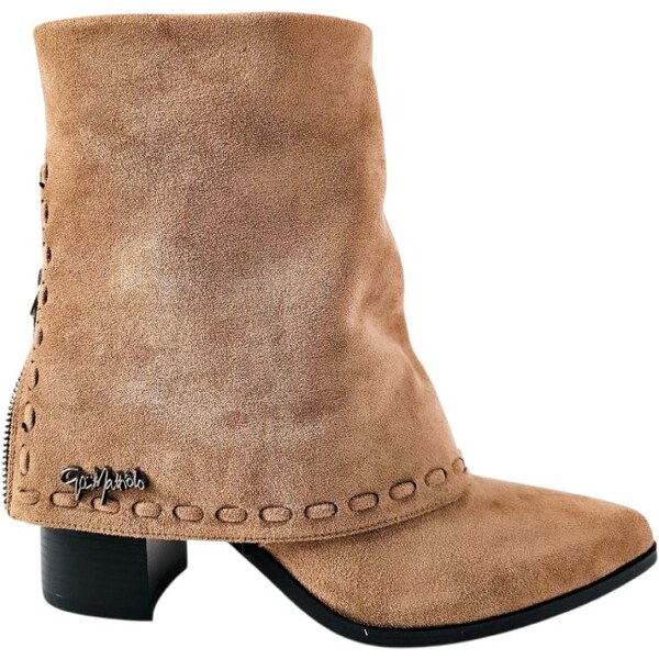 Členkové slouchy čižmy Gai Mattiolo Cammello Beige 65421217