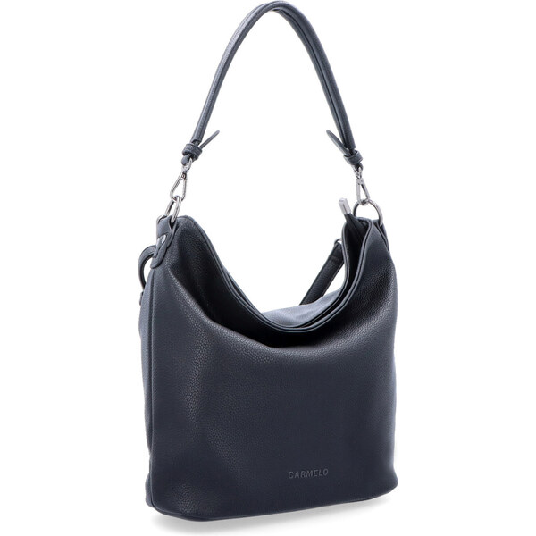 Kabelka zo syntetickej kože cez rameno Carmelo čierna 4272 C 45814492