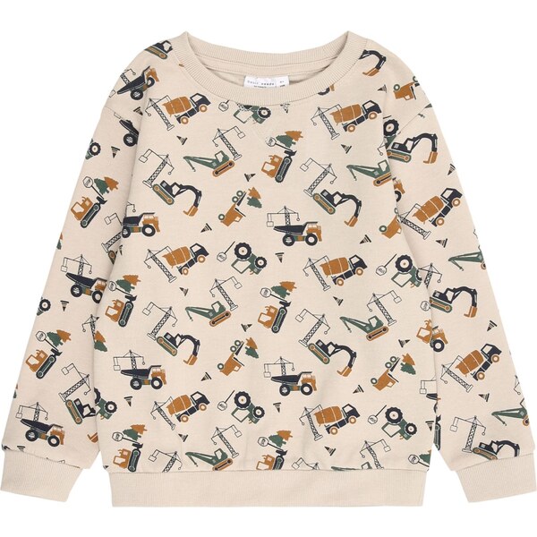 NAME IT Mikina NMMVIMO námornícka modrá / hnedá / sivobéžová / olivová 65216097