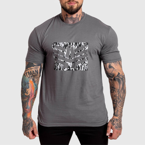 Pánske tričko Iron Aesthetics Tactical, sivé 65424117