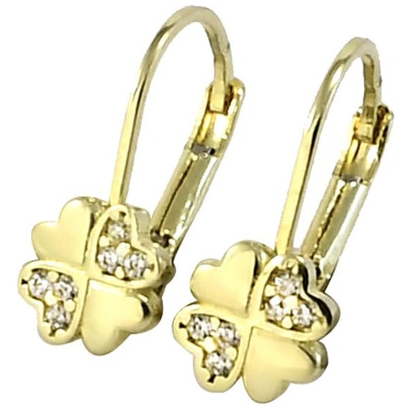 Zlaté detské náušnice Glare 477 65424026