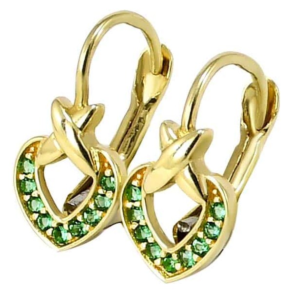 Zlaté detské náušnice Glare 483 65428406