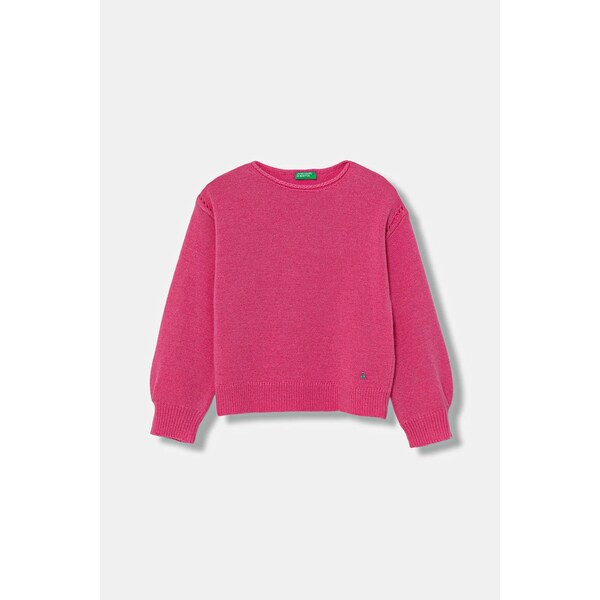 Detský sveter s prímesou vlny United Colors of Benetton 65430940