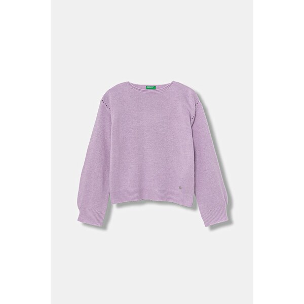 Detský sveter s prímesou vlny United Colors of Benetton 65430939