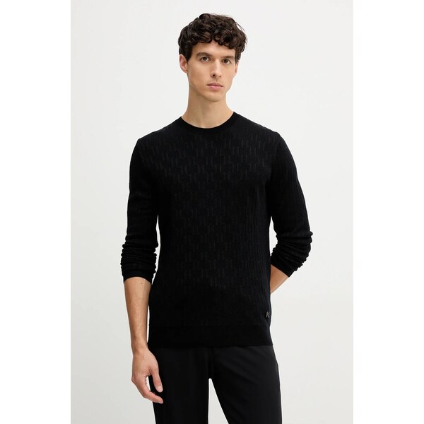 Sveter s prímesou vlny Karl Lagerfeld 65431027