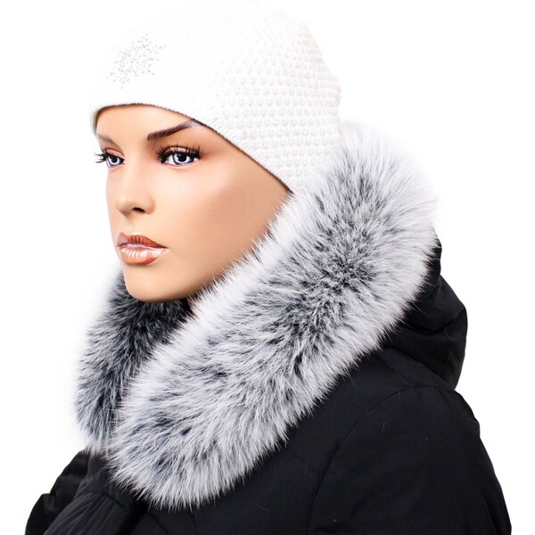 Sikora Kožušinový lem na kapucňu - golier líška L 08/35 ( 65cm) 67062246