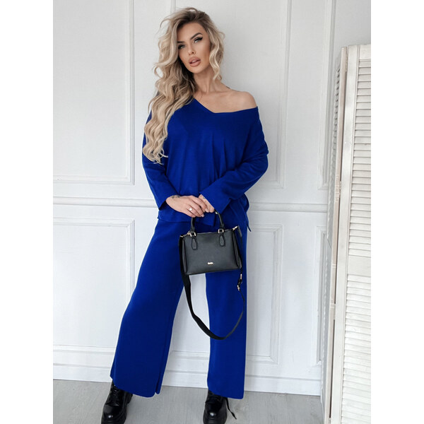 Fashionweek Dámska pletená súprava: nohavice + sveter Elefant NB152310 65578595