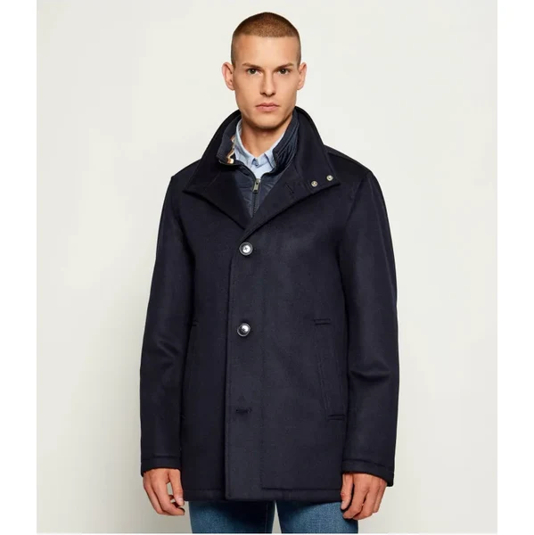 BOSS BLACK Vlnený kabát H-Coxtan-234 | s prímesou kašmíru 66060438