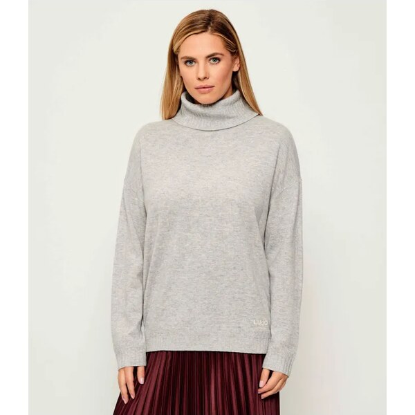 Liu Jo Sport Vlnený rolák | regular fit | s prímesou kašmíru 65145295