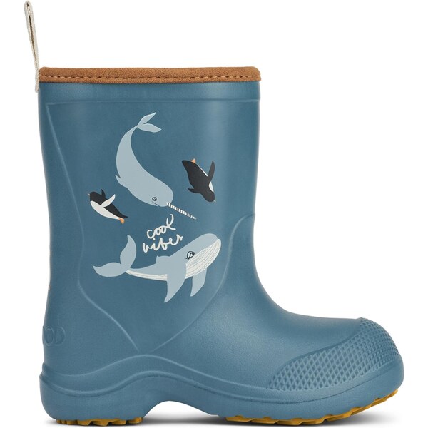 Liewood Gumáky Aston zafírová / svetlomodrá / čierna / biela 65559078