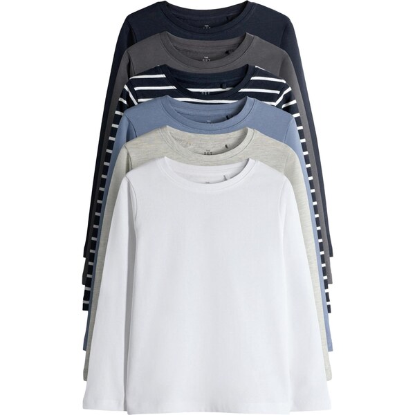 The Set Tričko námornícka modrá / opálová / antracitová / biela 65661078