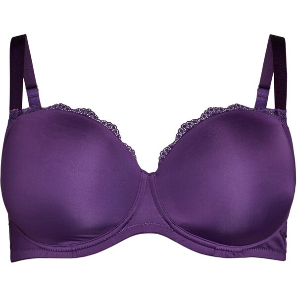 Devoted by Zizzi Podprsenka Lnaima tmavofialová 65662313