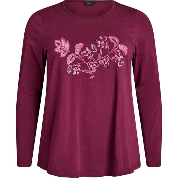 Zizzi Tričká na spanie MDana ružová / burgundská / čierna 65662316