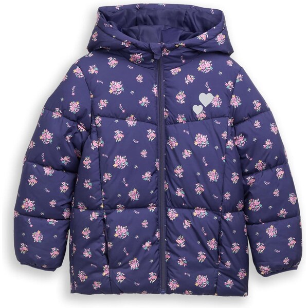 TOM TAILOR Zimná bunda námornícka modrá / zelená / nefritová / fialová 65436789