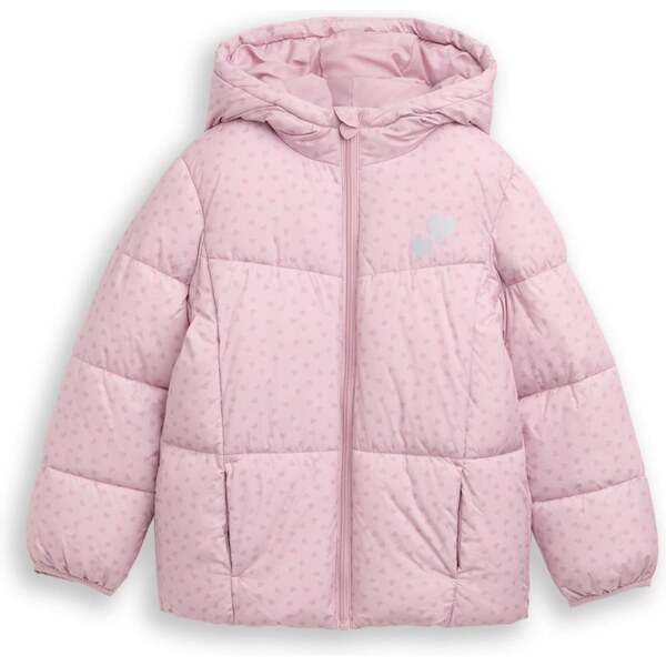 TOM TAILOR Zimná bunda striebornosivá / ružová 65436790