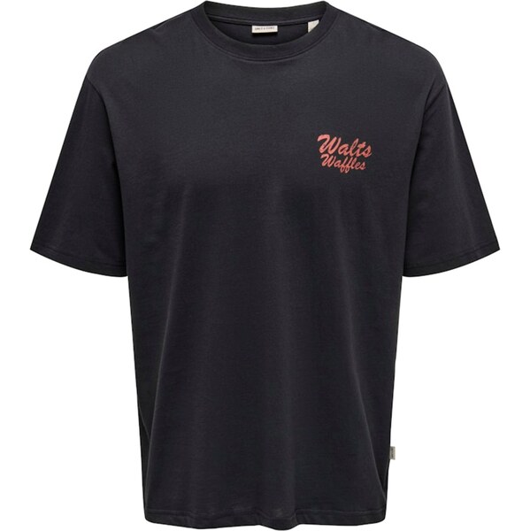 Only & Sons Tričko ONSCHESTER červená / čierna 65560028